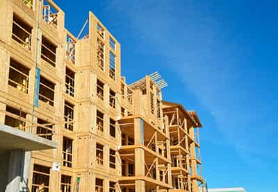 Image of a multi-family building under contruction